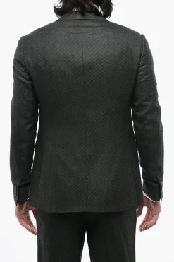 Discount Abito Monopetto in Tessuto Jacquard Uomo Completi