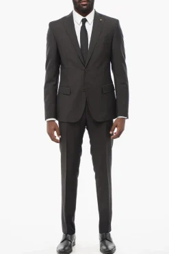 New Abito REFINED in Misto Lana Merino con Tasche ad Aletta Uomo Completi