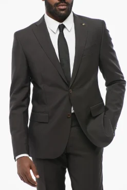 New Abito REFINED in Misto Lana Merino con Tasche ad Aletta Uomo Completi