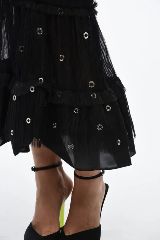 Abito Sottoveste con Orlo a Balze>Off-White New