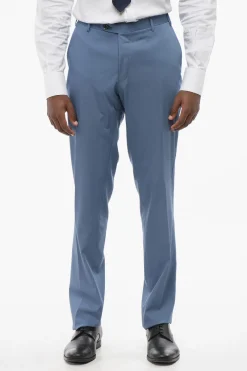 Clearance Abito Tre Pezzi con Dettagli in Satin a Contrasto Uomo Completi