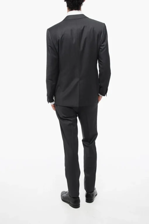 New Abito Tre Pezzi Con Gilet CERIM.ACADEMY Uno Spacco Revers a Lancia Uomo Completi