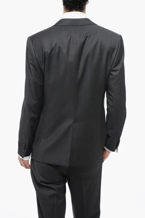 New Abito Tre Pezzi Con Gilet CERIM.ACADEMY Uno Spacco Revers a Lancia Uomo Completi