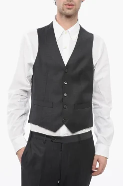 New Abito Tre Pezzi Con Gilet CERIM.ACADEMY Uno Spacco Revers a Lancia Uomo Completi
