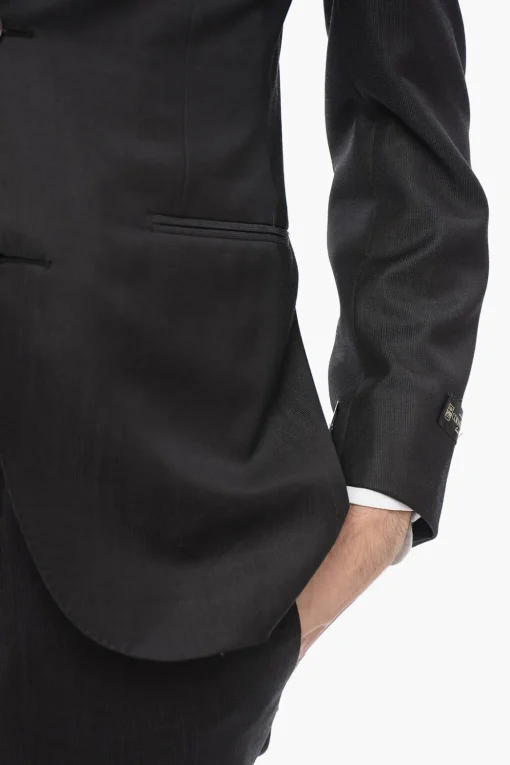 Clearance Abito Tre Pezzi Con Gilet CERIM.ACADEMY in Lana Vergine Uomo Completi