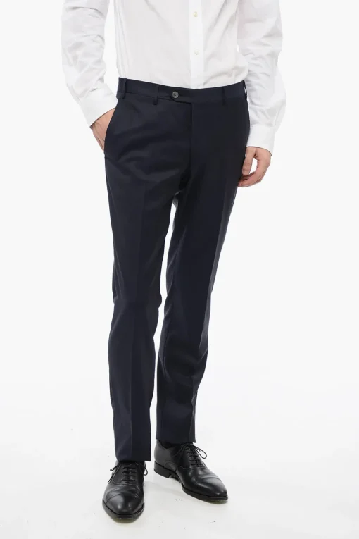 Abito Tre Pezzi con Gilet in Lana Vergine E Seta Revers a Lancia>Corneliani Fashion