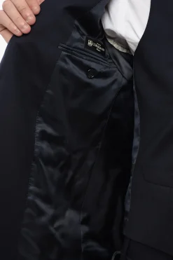 New Abito Tre Pezzi con Gilet in Lana Vergine con Due Spacchi Uomo Completi