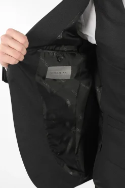 Outlet abito tre pezzi con gilet CERIM.ACADEMY in lana vergine uno spacco revers a lancia Uomo Completi