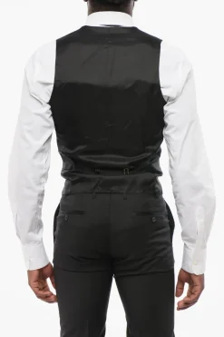 Abito Tre Pezzi con Rever a Lancia in Satin></noscript>Corneliani Hot