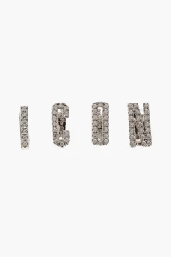 Discount Accessori ICON da Atteccare al Cappello in Strass Donna Gioielli