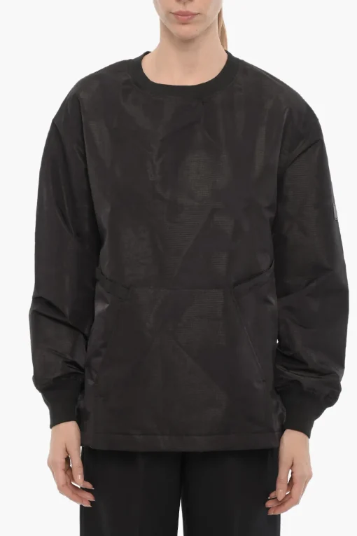 Online ADIDAS Felpa Girocollo Oversize Fit in Nylon Donna Felpe