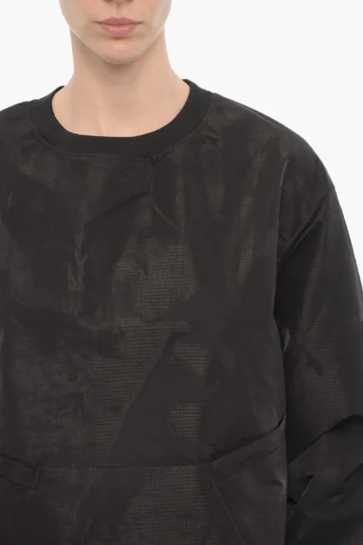 Online ADIDAS Felpa Girocollo Oversize Fit in Nylon Donna Felpe