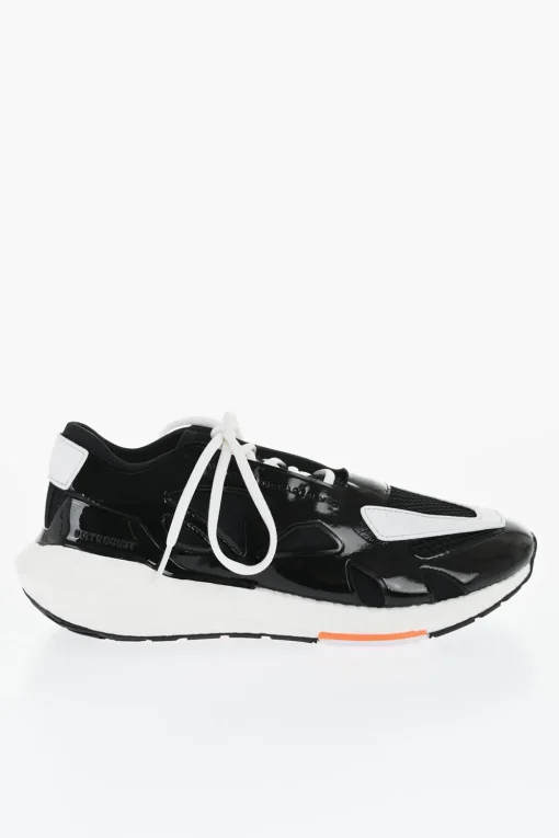 ADIDAS Sneakers Basse Bicolore in Mesh e Pelle Vegan Lucida>Stella McCartney Fashion