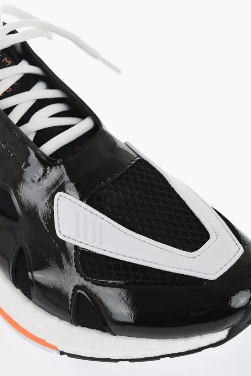 ADIDAS Sneakers Basse Bicolore in Mesh e Pelle Vegan Lucida>Stella McCartney Fashion