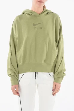 AIR Felpa con Cappuccio Oversize Fit in Cotone Garzato>Nike Discount