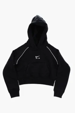 Discount AIR Felpa Crop con Cappuccio e Finiture Glitter Abbigliamento