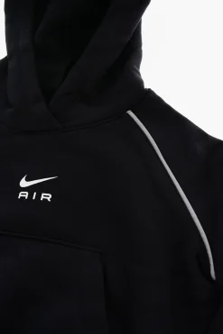 Discount AIR Felpa Crop con Cappuccio e Finiture Glitter Abbigliamento