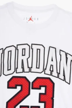 AIR JORDAN 23 T-shirt Girocollo con Maxi Logo in Rilievo>Nike KIDS Outlet
