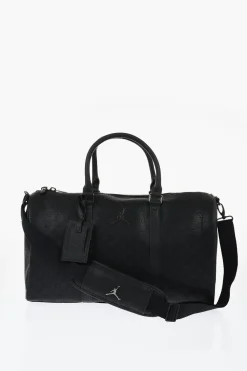 AIR JORDAN Borsone in Pelle Vegan con Monogram All-Over>Nike Best