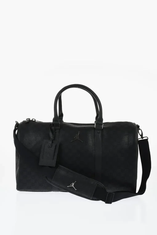 AIR JORDAN Borsone in Pelle Vegan con Monogram All-Over>Nike Best
