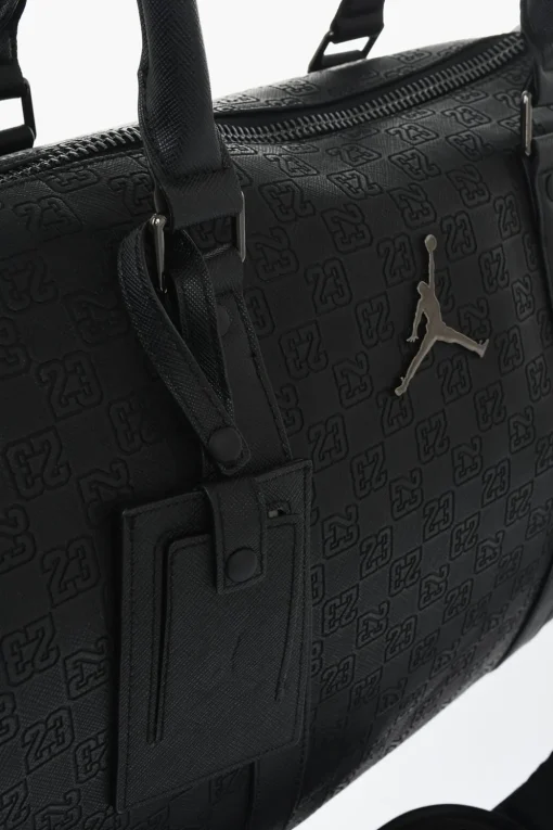 AIR JORDAN Borsone in Pelle Vegan con Monogram All-Over>Nike Best