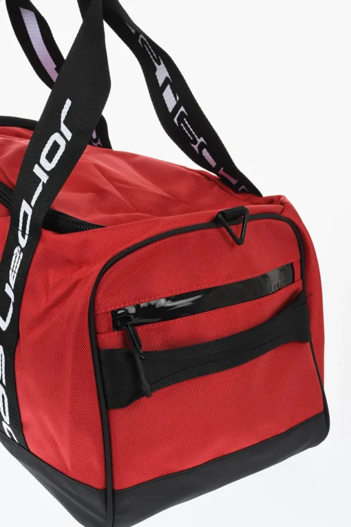 AIR JORDAN Borsone Sportivo Bicolore con Logo Ricamato>Nike New