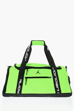 New AIR JORDAN Borsone Sportivo Bicolore con Logo Ricamato Uomo Borse Da Viaggio E Sportive