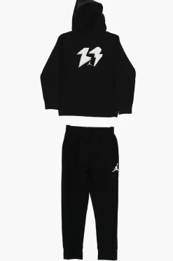 AIR JORDAN Felpa e Joggers in Cotone Felpato con Logo in Rilievo>Nike KIDS Best