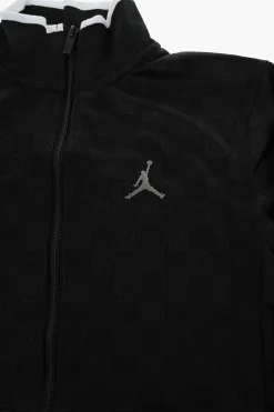 New AIR JORDAN Felpa Full Zip con Monogram All-Over Bambino Abbigliamento