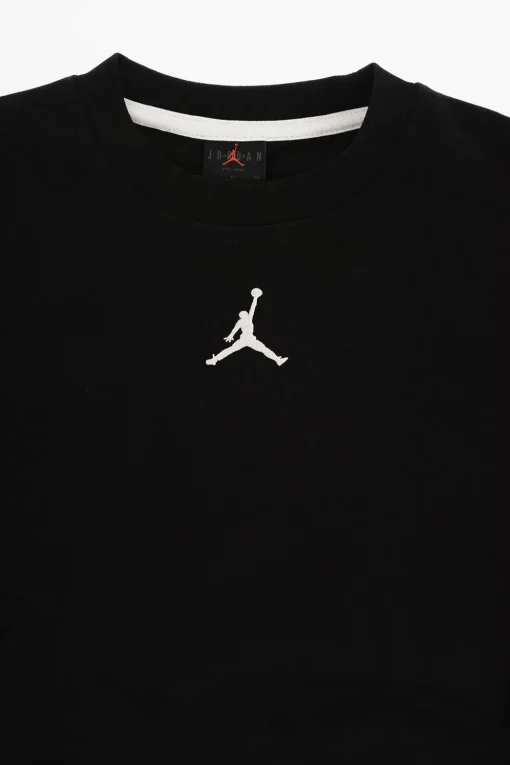 Best AIR JORDAN Felpa Girocollo in Tinta Unita con Ricamo Abbigliamento