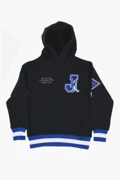 AIR JORDAN Felpa Hoodie COURT OF LEGENDS in Misto Cotone Felpato con Ricami>Nike KIDS New