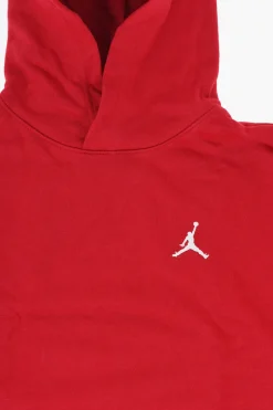 Hot AIR JORDAN Felpa Hoodie BROOKLYN In Misto Cotone con Tasca a Toppa Bambino Abbigliamento