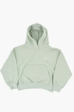 New AIR JORDAN Felpa Hoodie BROOKLYN a Tinta Unita con Tasca a Toppa Abbigliamento