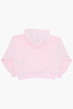 Online AIR JORDAN Felpa Hoodie in Tinta Unita con Logo Ricamato Abbigliamento