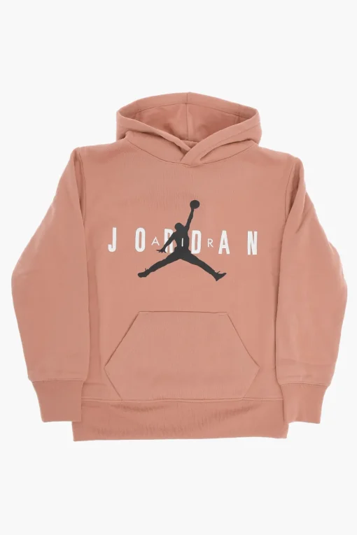 Discount AIR JORDAN Felpa Hoodie in Tessuto Felpato con Logo Stampato Bambino Abbigliamento|Abbigliamento