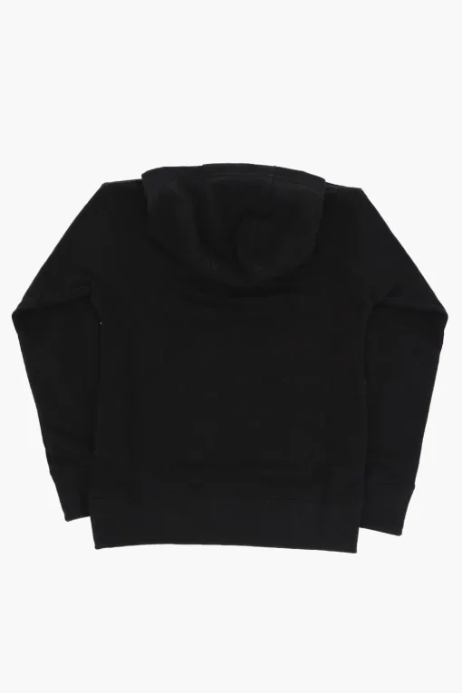 Clearance AIR JORDAN Felpa Hoodie in Tinta Unita con Tasca a Toppa Bambino Abbigliamento