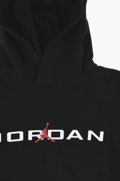 AIR JORDAN Felpa Hoodie in Tinta Unita con Logo a Contrasto>Nike KIDS Best
