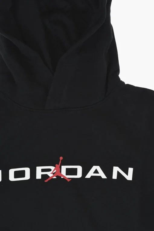 AIR JORDAN Felpa Hoodie in Tinta Unita con Logo a Contrasto>Nike KIDS Best
