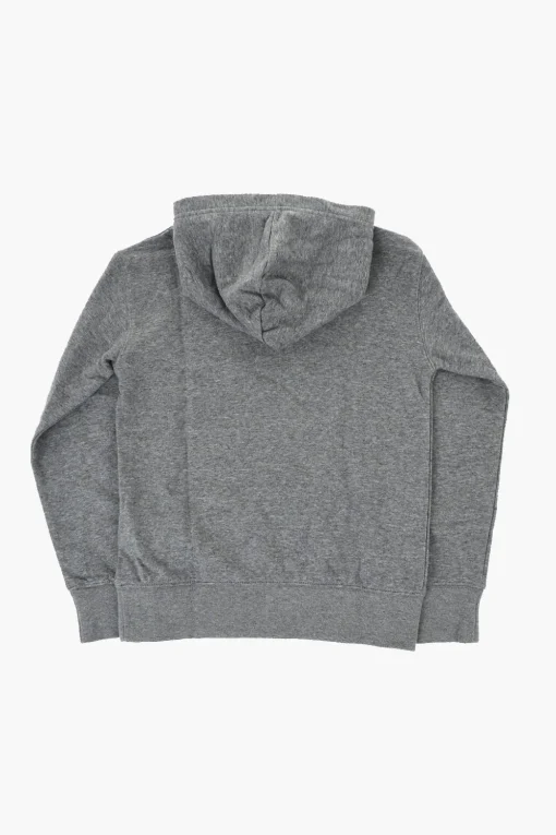 Discount AIR JORDAN Felpa Hoodie in Cotone Garzato con Logo Ricamato Bambino Abbigliamento