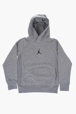 AIR JORDAN Felpa Hoodie in Misto Cotone Garzato con Logo a Contrasto>Nike KIDS New