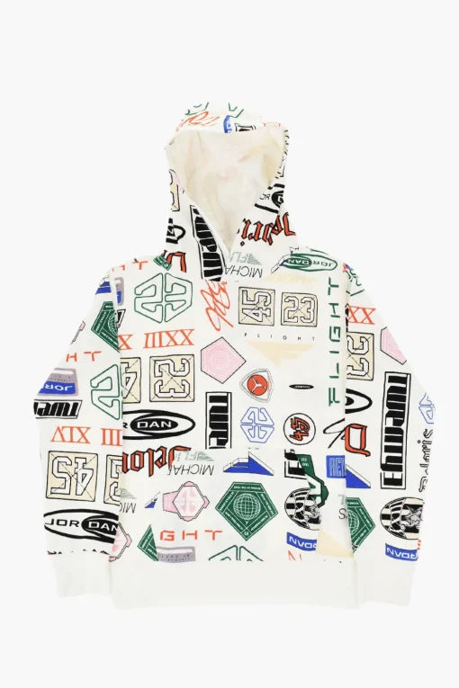 AIR JORDAN Felpa Hoodie Stampata All-Over>Nike KIDS Online