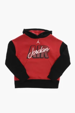 AIR JORDAN Felpa in Cotone Felpato con Cappuccio>Nike KIDS Sale