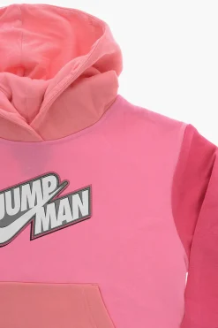New AIR JORDAN Felpa JUMPMAN in Cotone Felpato con Cappuccio Abbigliamento
