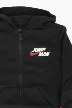 AIR JORDAN felpa JUMPMAN a tinta unita con cappuccio e chiusura zip>Nike KIDS Discount