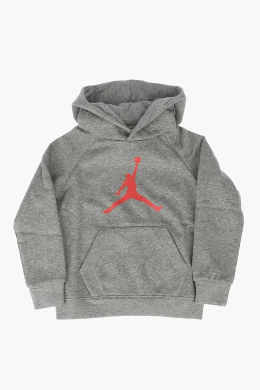 Sale AIR JORDAN felpa JUMPMAN con cappuccio e maxi tasca a toppa Bambino Abbigliamento