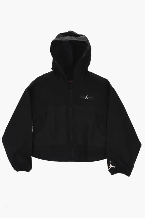 Online AIR JORDAN Giubbotto Leggero in Tinta Unita con Cappuccio Abbigliamento