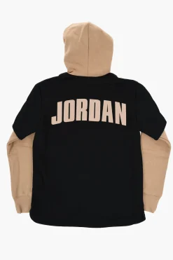 Clearance AIR JORDAN Giubbotto Leggero Bicolore con Bottoni Automatici Bambino Abbigliamento