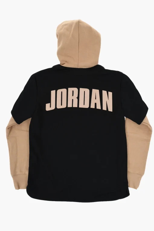 Clearance AIR JORDAN Giubbotto Leggero Bicolore con Bottoni Automatici Bambino Abbigliamento