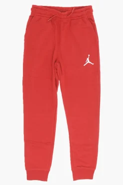 Hot AIR JORDAN Joggers in Misto Cotone Garzato con Logo Ricamato Bambino Abbigliamento