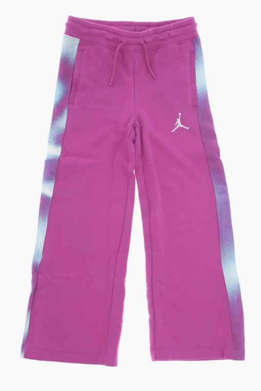 Best AIR JORDAN Joggers in Mito Cotone con Bande Laterali in Effetto Tie Dye Abbigliamento